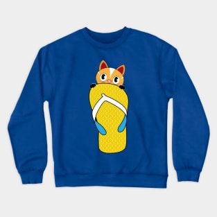 Flip Flops Cat Lover Crewneck Sweatshirt